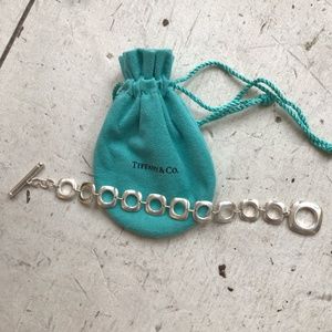 TIFFANY & CO silver bracelet geometric
